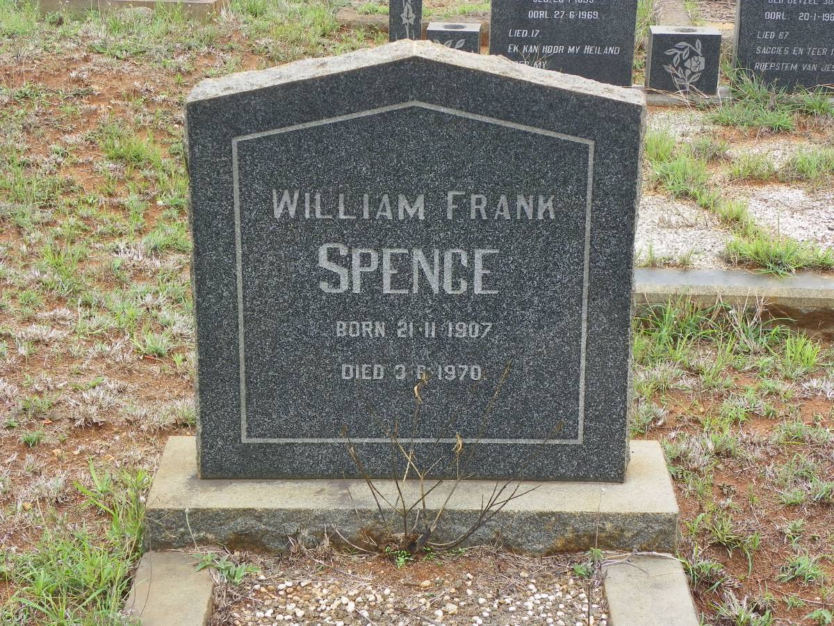 SPENCE William Frank 1907-1970