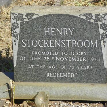 STOCKENSTROOM Henry -1974