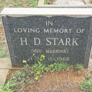 STARK H.D. nee MAKKINK -1968