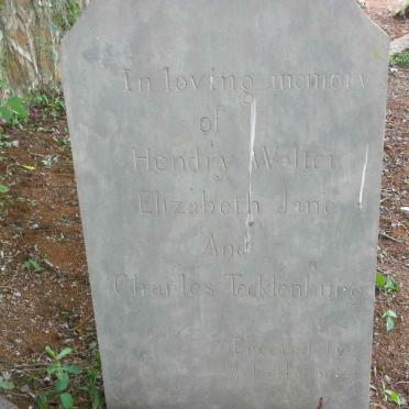 TECKLENBURG Hendry Walter :: TECKLENBURG Elizabeth Jane :: TECKLENBURG Charles