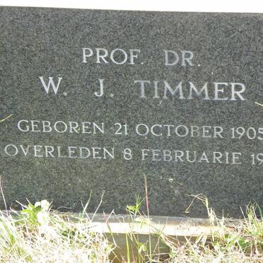 TIMMER W.J. 1905-1986