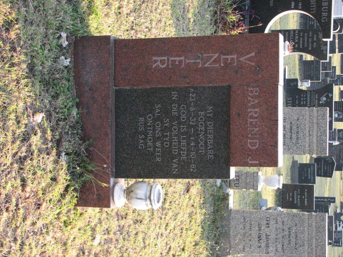 VENTER Barend J. 1932-1982