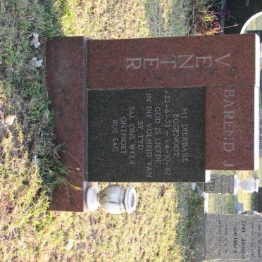 VENTER Barend J. 1932-1982