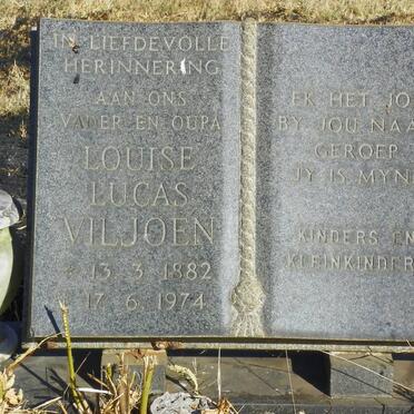 VILJOEN Louise Lucas 1882-1974