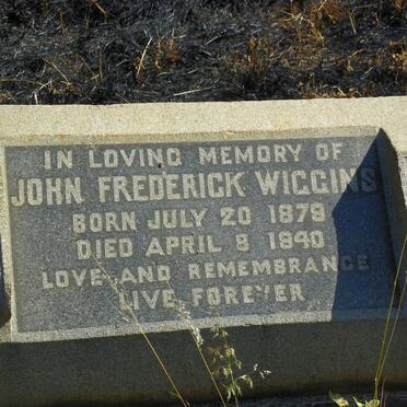 WIGGINS John Frederick 1879-1940