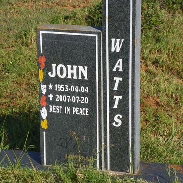 WATTS John 1953-2007