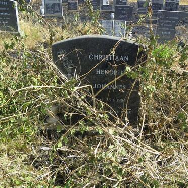 WOLMARANS Christiaan Hendrik Johannes 1952-1986