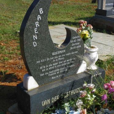 WESTHUIZEN Barend, van der 1987-2006