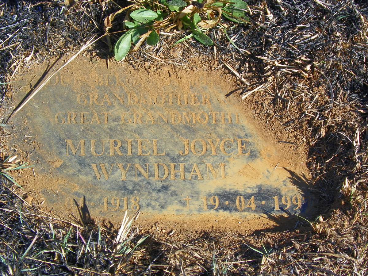 WYNDHAM Muriel Joyce 1918-1997