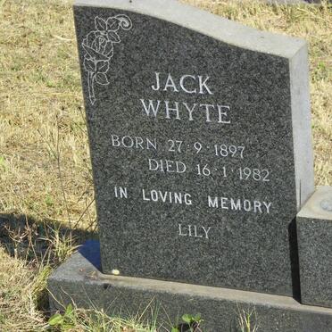 WHYTE Jack 1897-1982
