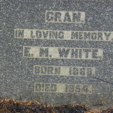 WHITE E.M. 1868-1954