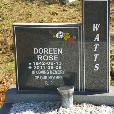 WATTS Doreen Rose 1942-2011