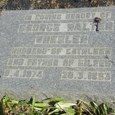 WHEELER George Walter 1874-1953