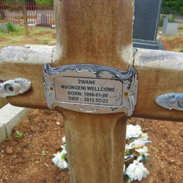 ZWANE Mbongeni Wellcome 1996-2013