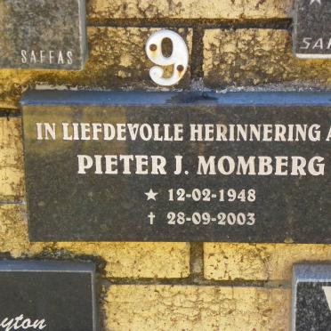 MOMBERG Pieter J. 1948-2003
