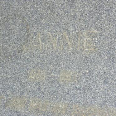 ? Jannie 1935-1967