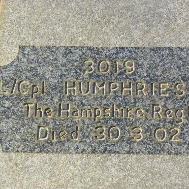 HUMPHRIES G. -1902