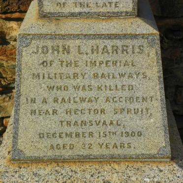 HARRIS John L. -1900