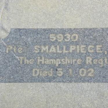 SMALLPIECE W. -1902