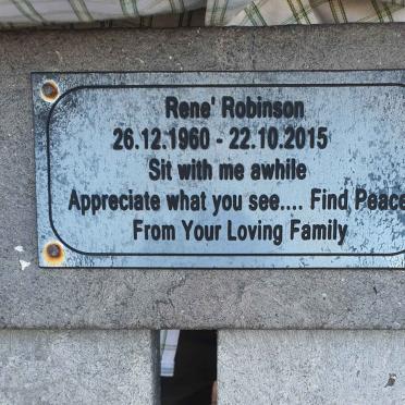 ROBINSON René 1960-2015
