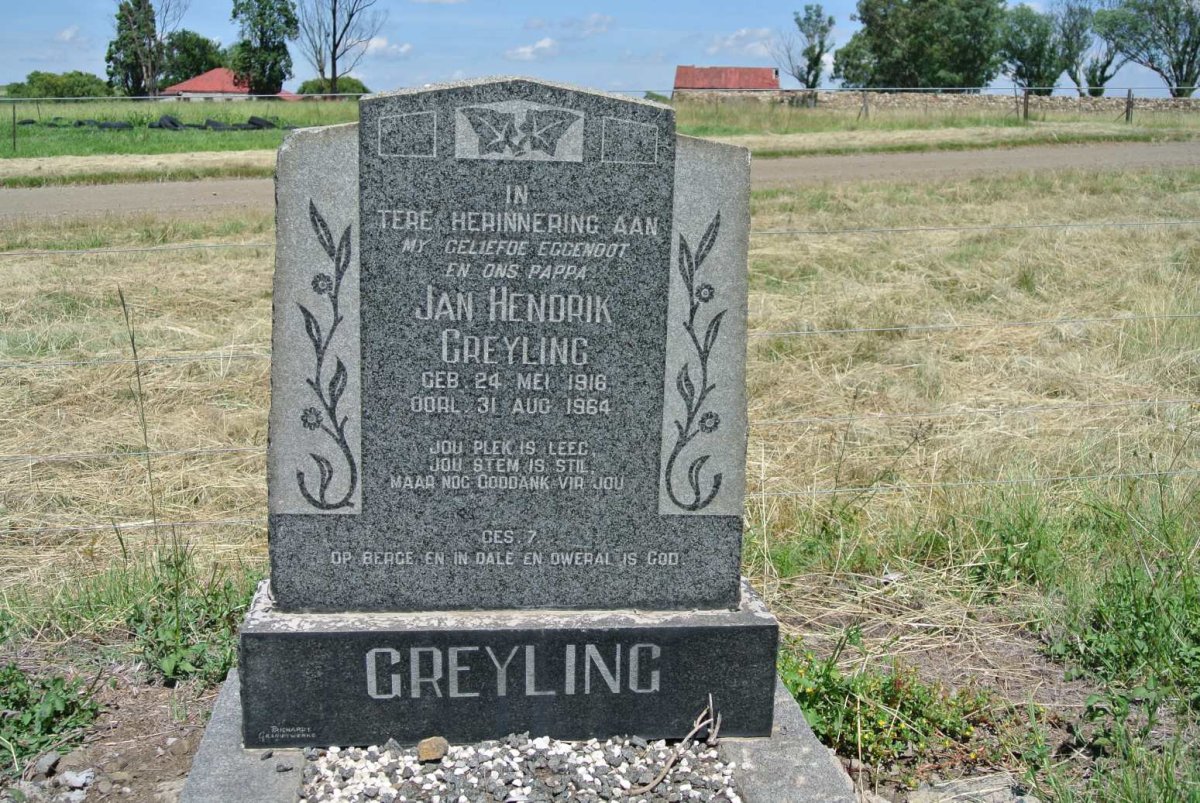 GREYLING Jan Hendrik 1916-1964