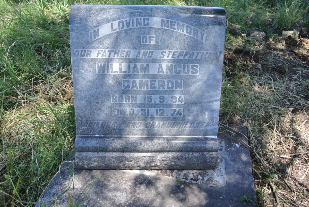 CAMERON William Angus 1894-1974