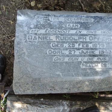 OPPERMAN Daniel Rudolph 1875-1943