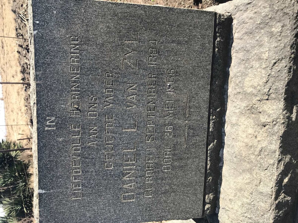 ZYL Daniel L., van 1884-1966