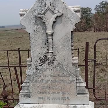 OOSTHUIZEN Anna Maria nee GREY 1855-1934