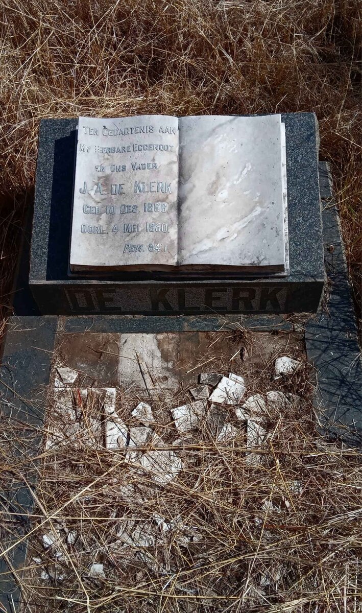 KLERK J.A., de 1866-1950