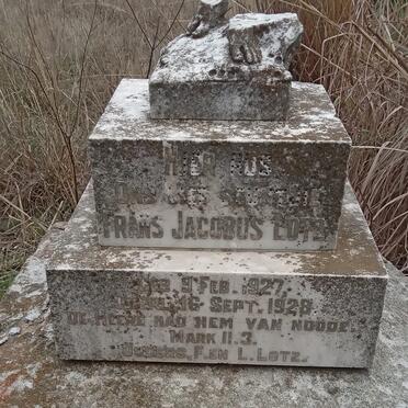 LOTZ Frans Jacobus 1927-1928