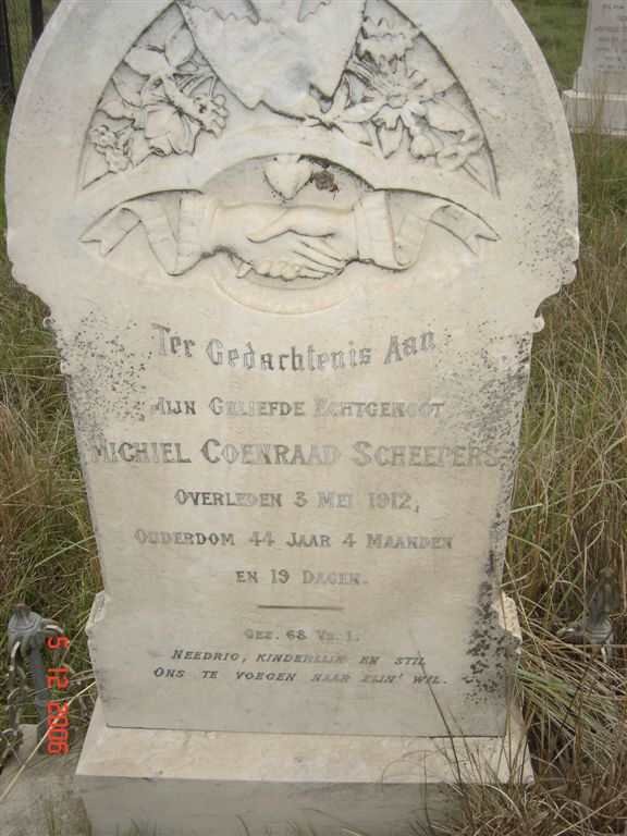 SCHEEPERS Michiel Coenraad -1912