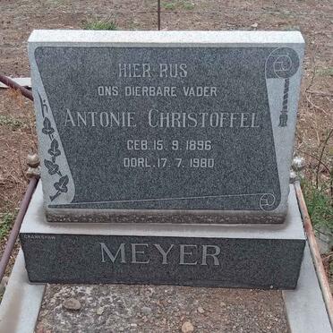 MEYER Antonie Christoffel 1896-1980
