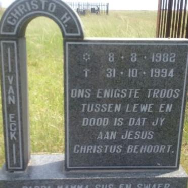 ECK Christo H., van 1982-1994