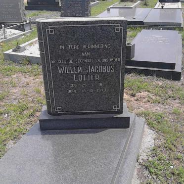 LOTTER Willem Jacobus 1911-1979
