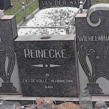 REINECKE Chrisstoffel Hendrik 1915-1997 &amp; Wilhelmina Johanna DE WET 1918-1975