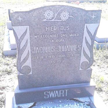SWART Jacobus Johannes 1895-1981