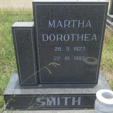 SMITH Martha Dorothea 1927-1995