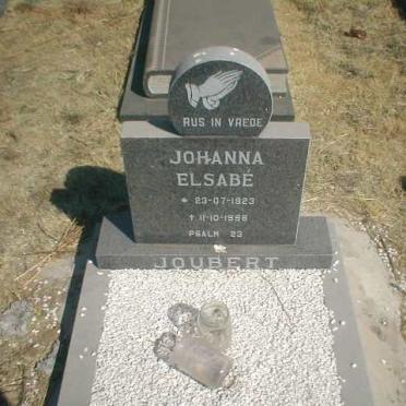 JOUBERT Johanna Elsabé 1923-1996