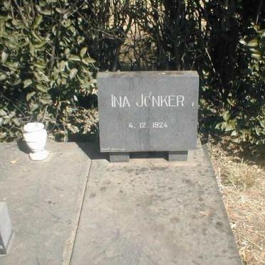 JONKER Ina 1924-