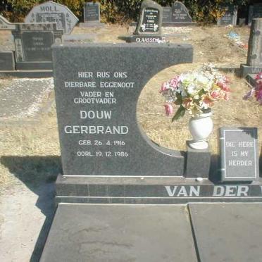 WALT Douw Gerbrand, van der 1916-1986