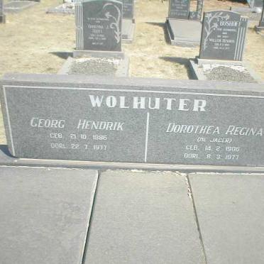 WOLHUTER Georg Hendrik 1886-1977 &amp; Dorothea Regina DE JAGER 1906-1977