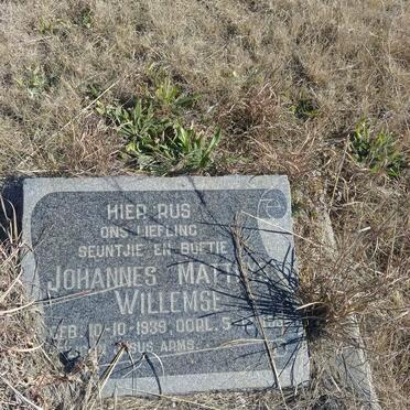 WILLEMSE Johannes Matthys 1939-193?