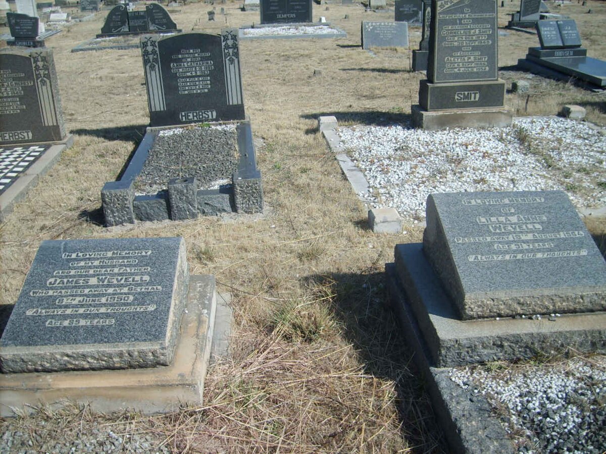 WEVELL James -1950 &amp; Lilla Anne -1964