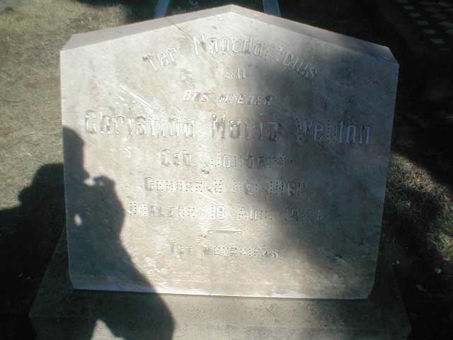 1WELDON Christina Maria nee JOUBERT