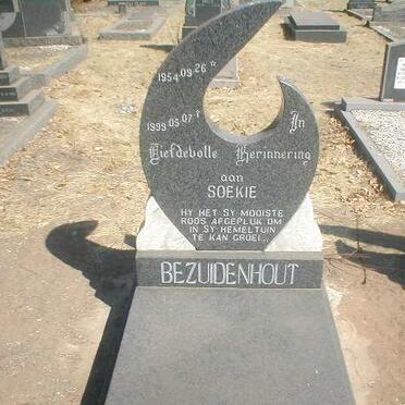 BEZUIDENHOUT Soekie 1954-1999