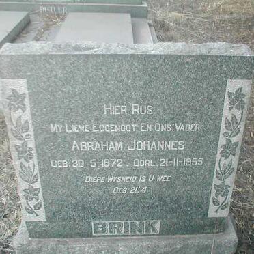 BRINK Abraham Johannes 1872-1956
