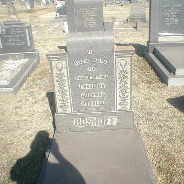 BOSHOFF Francina Johanna nee PRINSLOO 1886-1954_2