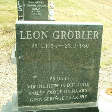 GROBLER Leon 1954-1980