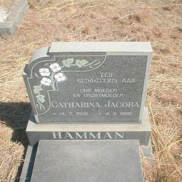 HAMMAN Catharina Jacoba 1908-1986